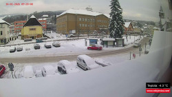 Střed obce Rokytnice nad Jizerou