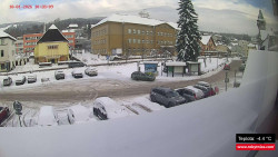 Střed obce Rokytnice nad Jizerou