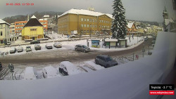 Střed obce Rokytnice nad Jizerou