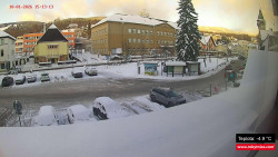 Střed obce Rokytnice nad Jizerou