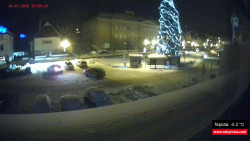 Střed obce Rokytnice nad Jizerou