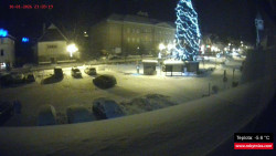 Střed obce Rokytnice nad Jizerou