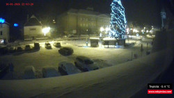 Střed obce Rokytnice nad Jizerou