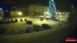 Střed obce Rokytnice nad Jizerou