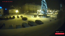 Střed obce Rokytnice nad Jizerou