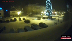 Střed obce Rokytnice nad Jizerou