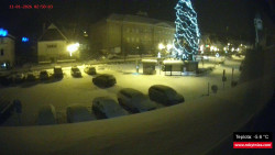 Střed obce Rokytnice nad Jizerou