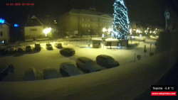 Střed obce Rokytnice nad Jizerou