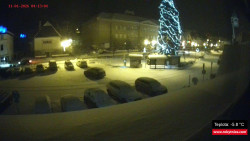 Střed obce Rokytnice nad Jizerou