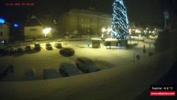 Střed obce Rokytnice nad Jizerou