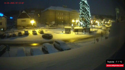 Střed obce Rokytnice nad Jizerou