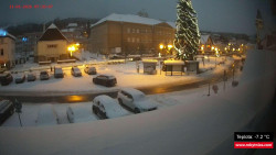 Střed obce Rokytnice nad Jizerou