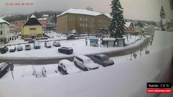 Střed obce Rokytnice nad Jizerou