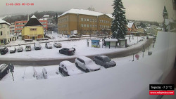 Střed obce Rokytnice nad Jizerou