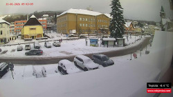 Střed obce Rokytnice nad Jizerou