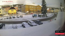 Střed obce Rokytnice nad Jizerou