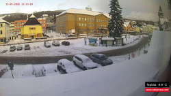 Střed obce Rokytnice nad Jizerou