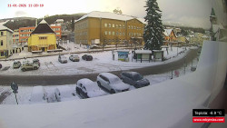 Střed obce Rokytnice nad Jizerou