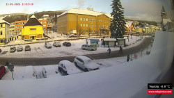 Střed obce Rokytnice nad Jizerou