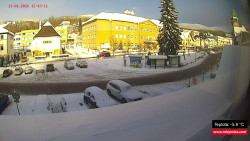 Střed obce Rokytnice nad Jizerou