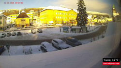 Střed obce Rokytnice nad Jizerou