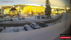 Střed obce Rokytnice nad Jizerou