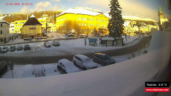 Střed obce Rokytnice nad Jizerou