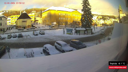 Střed obce Rokytnice nad Jizerou