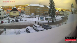 Střed obce Rokytnice nad Jizerou