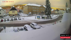 Střed obce Rokytnice nad Jizerou