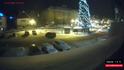 Střed obce Rokytnice nad Jizerou