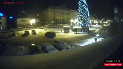 Střed obce Rokytnice nad Jizerou