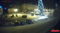 Střed obce Rokytnice nad Jizerou