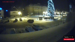 Střed obce Rokytnice nad Jizerou