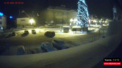 Střed obce Rokytnice nad Jizerou