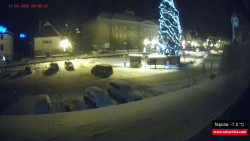 Střed obce Rokytnice nad Jizerou