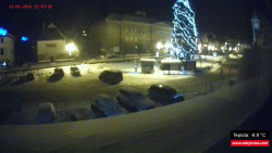 Střed obce Rokytnice nad Jizerou