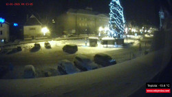 Střed obce Rokytnice nad Jizerou