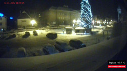 Střed obce Rokytnice nad Jizerou