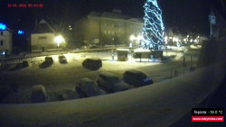 Střed obce Rokytnice nad Jizerou