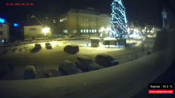 Střed obce Rokytnice nad Jizerou