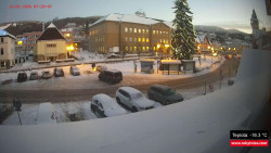 Střed obce Rokytnice nad Jizerou