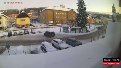 Střed obce Rokytnice nad Jizerou