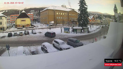 Střed obce Rokytnice nad Jizerou