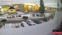 Střed obce Rokytnice nad Jizerou