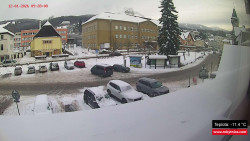 Střed obce Rokytnice nad Jizerou