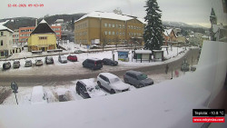 Střed obce Rokytnice nad Jizerou