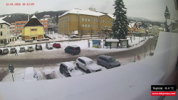 Střed obce Rokytnice nad Jizerou