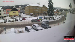 Střed obce Rokytnice nad Jizerou