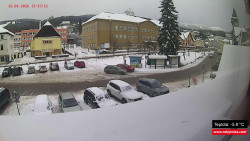 Střed obce Rokytnice nad Jizerou